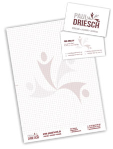 Printdesign Paul Drisch Visitenkarten Briefpapier
