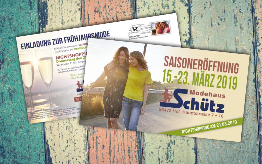 FS Mailing 2019 Modehaus Schütz Hof