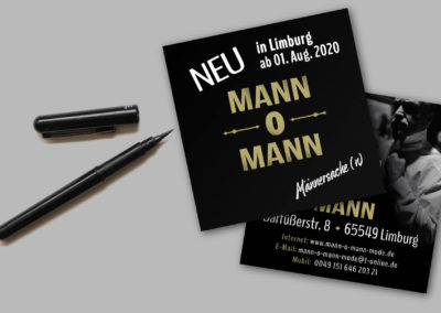 WEDOYU Printdesign Mann-o-Mann-Flyer | Michael Soblik