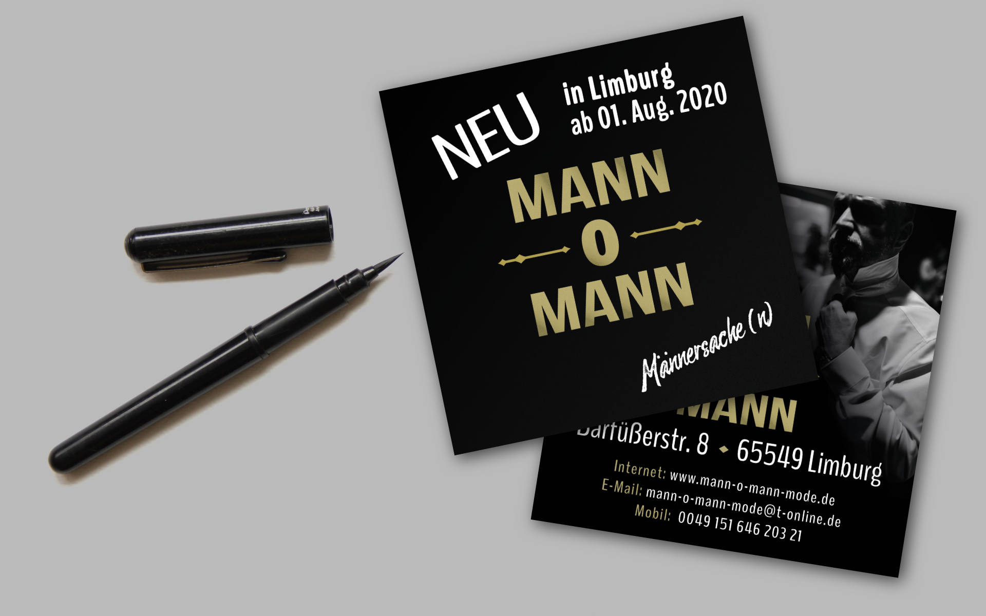 WEDOYU Printdesign Mann-o-Mann-Flyer | Michael Soblik