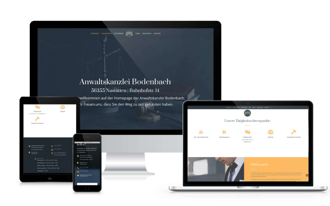 Webdesign | Anwaltskanzlei Bodenbach