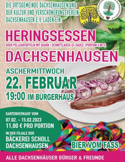 Plakat für den KuV Dachsenhausen Gestaltung wedoyu media
