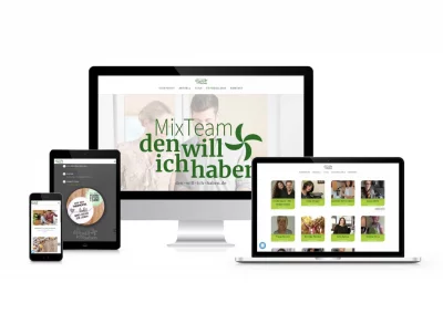 Internetseite für das MixTeam Rhein-Lahn Umsetzung wedoyu media